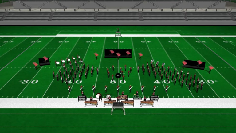 2025 Brentwood HS Green Machine Production "Toil and Transcendence" Featuring Drill Design by JJ Visual Design