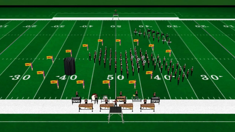 2025 Cloverleaf High School Marching Band Production "Rapunzel" Featuring Drill Design by JJ Visual Design